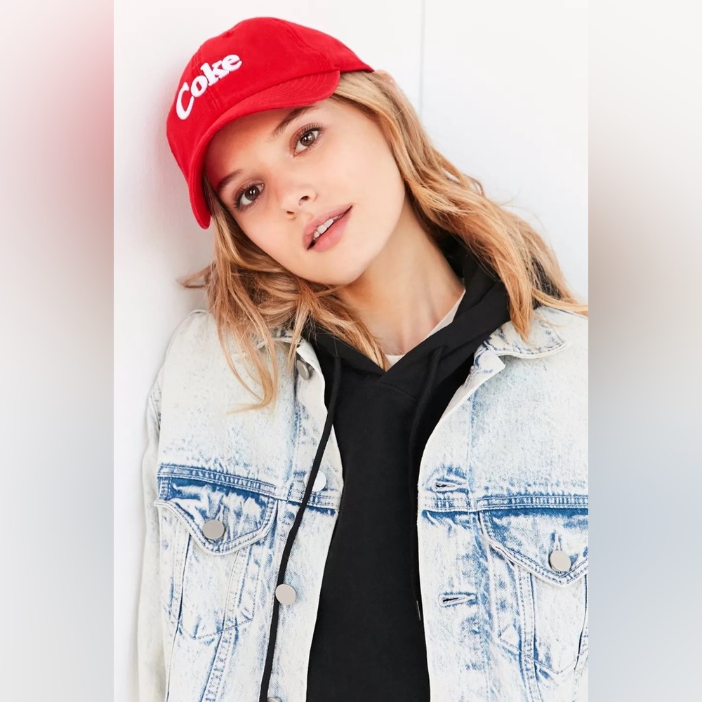 New🌟Coca-Cola Coke Ballpark Curved Bill Cap-Urban outfitters
